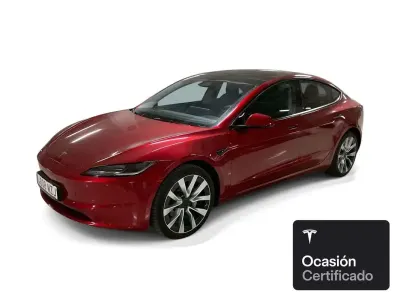 Usado Tesla Model 3 Long Range AWD 269 kW (366 CV) 2025 Rojo Berlina
