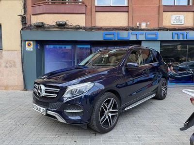 Usado Mercedes GLE250 AMG 204 CV (150 kW) 2016 Azul Monovolumen