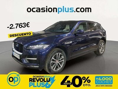 Usado Jaguar F-Pace R-Sport 300 CV (220 kW) 2018 Azul SUV