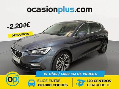 Usado Seat Leon XCELLENCE 150 CV (110 kW) 2020 Gris