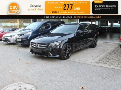Usado Mercedes C300e 320 CV (235 kW) 2021 Negro Familiar