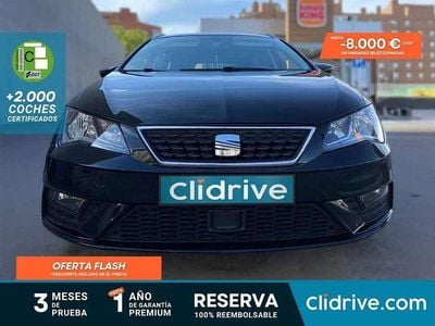 Usado Seat Leon ST Style 150 CV (110 kW) 2018 Negro Familiar