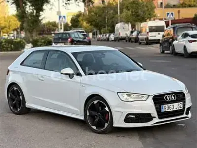 Usado Audi A3 S-Line 110 CV (80 kW) 2016 Blanco Berlina