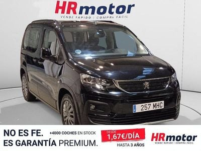 Usado Peugeot Rifter Allure 131 CV (96 kW) 2023 Negro Monovolumen