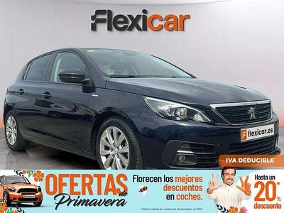 Usado Peugeot 308 Style 130 CV (95 kW) 2020 Azul Berlina