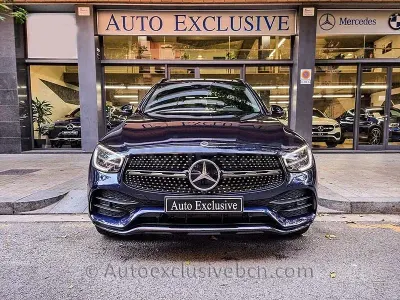 Usado Mercedes GLC300e 320 CV (235 kW) 2021 Azul SUV