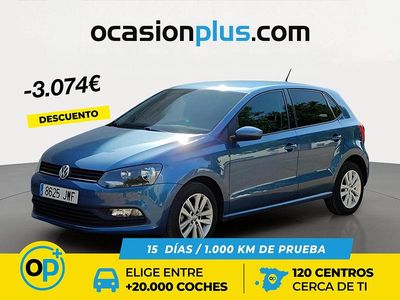 Usado VW Polo 75 CV (55 kW) 2017 Azul Utilitario