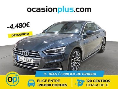 Gris / plata Usado 2018 Audi A5 S-Line Coupe | 23.990 € (Precio justo)