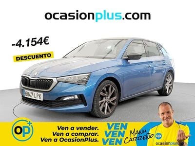 Usado Skoda 110 R Sport 150 CV (110 kW) 2021 Azul Berlina