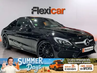 Usado Mercedes C220 170 CV (125 kW) 2017 Negro Coupe