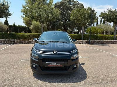 Usado Citroën C3 Feel 99 CV (72 kW) 2017 Negro Berlina