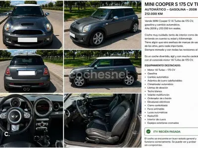 Usado Mini Cooper S