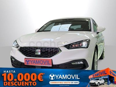Usado Seat Leon Style 110 CV (80 kW) 2021 Blanco Berlina