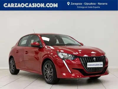 Usado Peugeot 208 Active 68 CV (50 kW) 2021 Rojo Utilitario