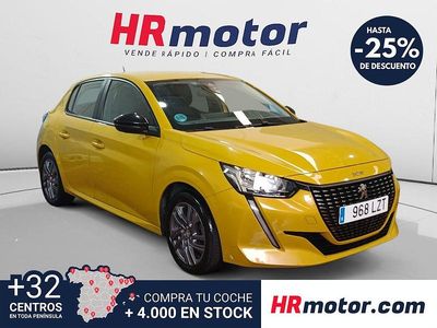Usado Peugeot 208 Active 101 CV (74 kW) 2022 Amarillo Utilitario