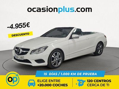 Blanco Usado 2015 Mercedes E220 Descapotable | 20.825 € (Buen precio)