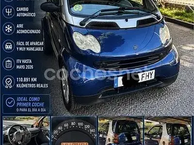 Usado Smart ForTwo Cabrio Passion 45 CV (33 kW) 2006 Azul Descapotable