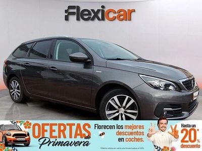 Usado Peugeot 308 SW Style 130 CV (95 kW) 2021 Gris Familiar