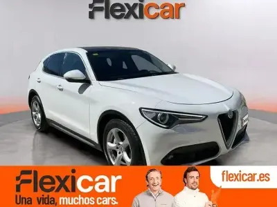 Usado Alfa Romeo Stelvio 180 CV (132 kW) 2018 Blanco SUV