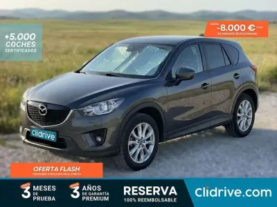 Usado Mazda CX-5 Luxury 150 CV (110 kW) 2014 Gris SUV