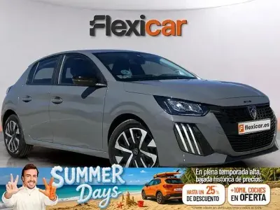 Usado Peugeot 208 Active 100 CV (73 kW) 2024 Gris Utilitario