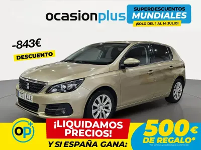 Usado Peugeot 308 Style 130 CV (95 kW) 2018 Beige Berlina