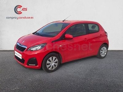 Usado Peugeot 108 Active 72 CV (52 kW) 2019 Rojo Berlina