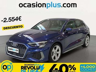 Usado Audi A3 Sportback S-Line 150 CV (110 kW) 2023 Azul Utilitario