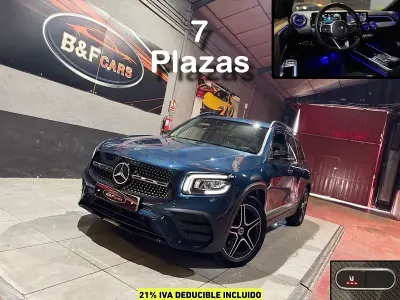 Usado Mercedes GLB200 150 CV (110 kW) 2021 Azul SUV
