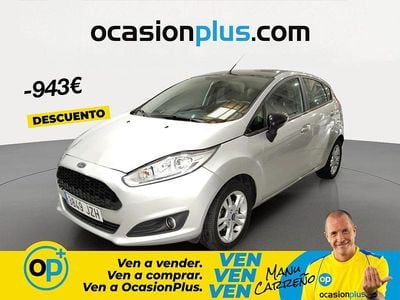 Usado Ford Fiesta Trend 82 CV (60 kW) 2017 Gris Berlina