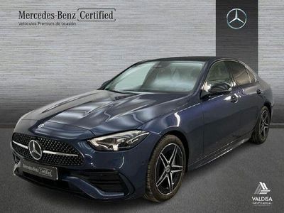 Usado Mercedes C220 AMG line 200 CV (147 kW) 2025 Azul sodalita Berlina