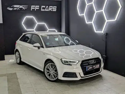 Usado Audi A3 S-Line 150 CV (110 kW) 2020 Blanco Berlina