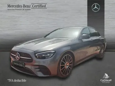Usado Mercedes E220 200 CV (147 kW) 2022 Gris selenita Berlina
