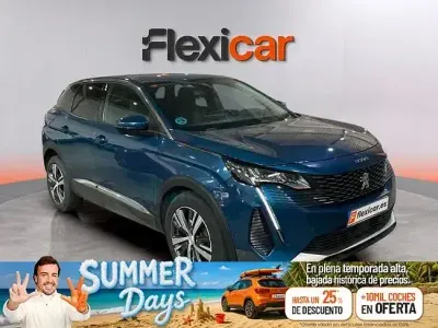 Usado Peugeot 3008 Active 130 CV (95 kW) 2021 Azul SUV