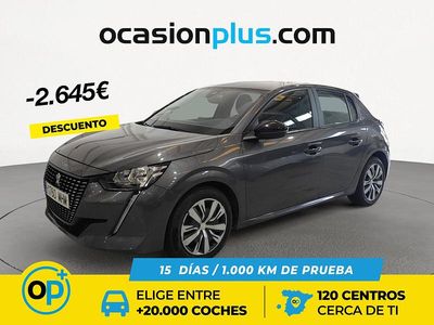 Usado Peugeot 208 Active 100 CV (73 kW) 2023 Gris Utilitario