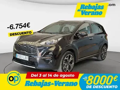 Usado Kia Sportage GT-Line 136 CV (100 kW) 2019 Negro SUV