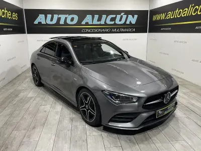 Usado Mercedes CLA200 150 CV (110 kW) 2021 Gris / plata Berlina
