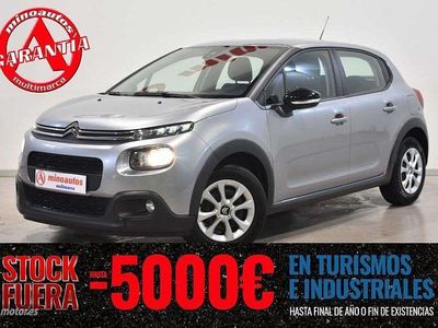 Usado Citroën C3 Feel 110 CV (80 kW) 2019 Gris Utilitario