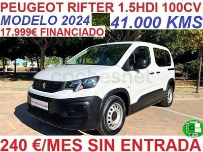 Usado Peugeot Rifter Allure 100 CV (73 kW) 2023 Blanco Monovolumen