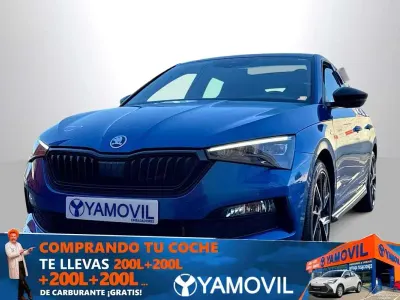 Usado Skoda Scala Monte Carlo 150 CV (110 kW) 2023 Azul Utilitario