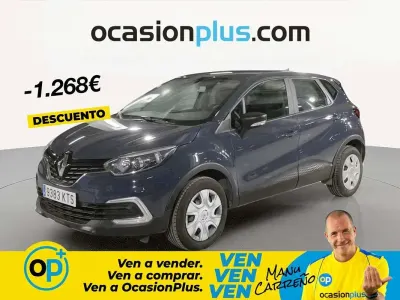 Usado Renault Captur Life 90 CV (66 kW) 2019 Azul SUV