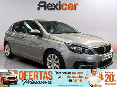 Usado Peugeot 308 Style 130 CV (95 kW) 2020 Gris Berlina