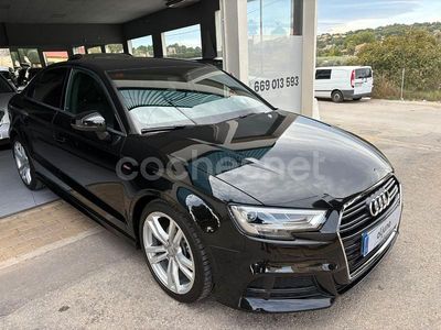 Usado Audi A3 S-Line 116 CV (85 kW) 2019 Negro Berlina