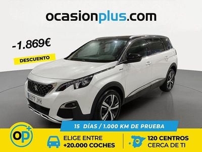 Usado Peugeot 5008 GT-line 150 CV (110 kW) 2017 Blanco Monovolumen
