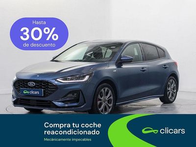 Usado Ford Focus ST-Line 125 CV (91 kW) 2022 Azul Berlina