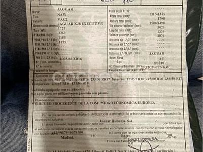 Azul Usado 1998 Jaguar XJ8 Executive Berlina | 6000 €