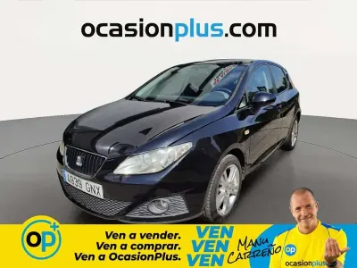 Usado Seat Ibiza Sport 86 CV (63 kW) 2009 Negro Utilitario