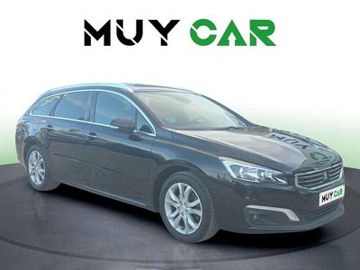 Usado Peugeot 508 SW Active 165 CV (121 kW) 2017 Negro Familiar
