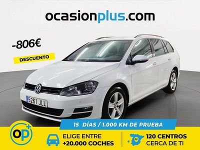 Usado VW Golf VII Advance 110 CV (80 kW) 2016 Blanco Familiar