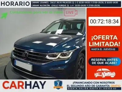 Usado VW Tiguan Life 245 CV (180 kW) 2022 Azul SUV